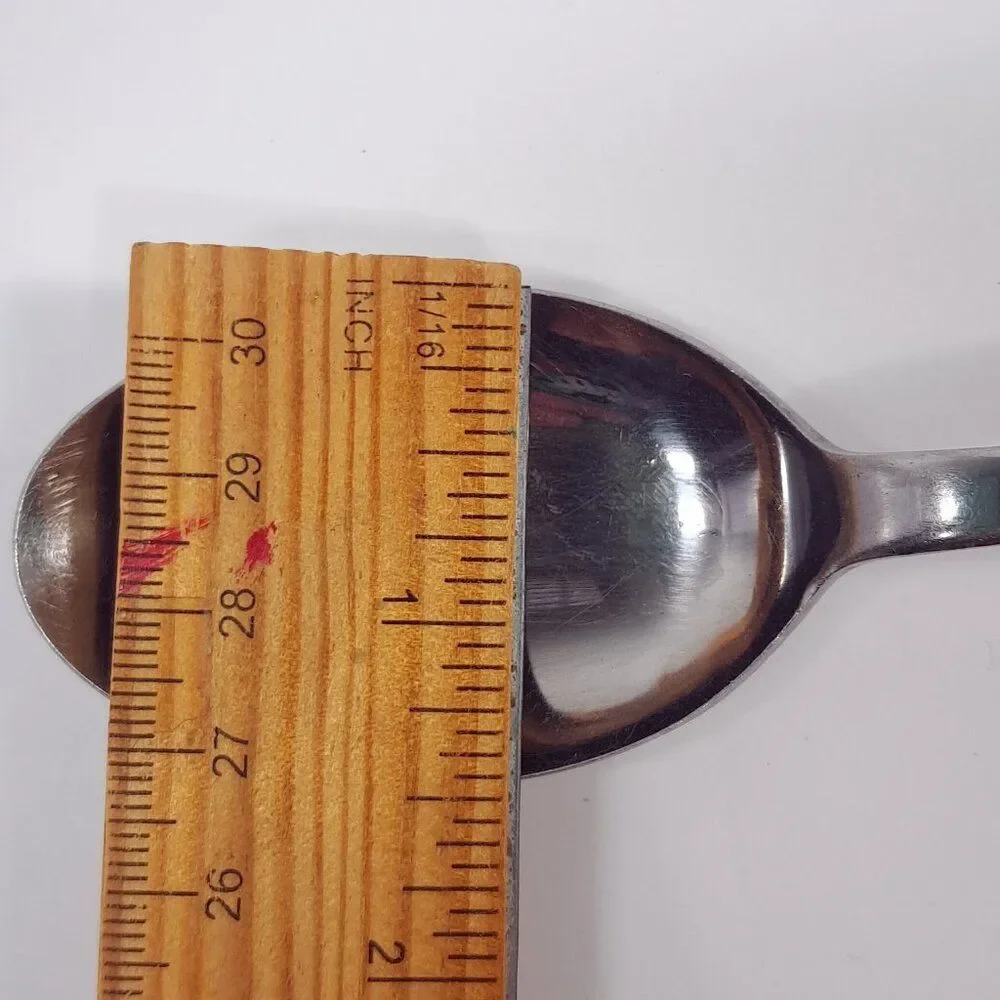 Vintage Utica Cut. Co. Japan‎ stainless oval soup spoon set 3 swirl UTI51 Cut co